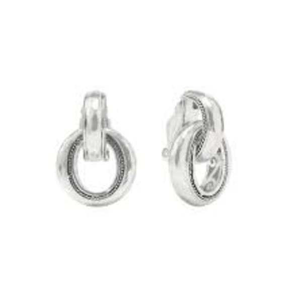 Cannes Doorknocker Earring Silver