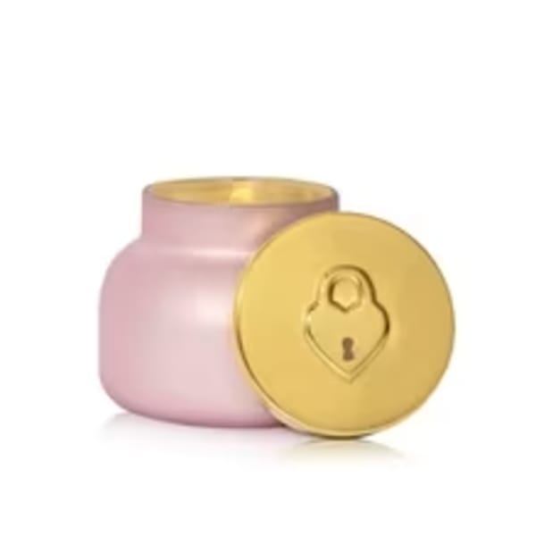Capri Blue Love Locked Candle. 19oz. Pink Grapefruit and Prosecco.