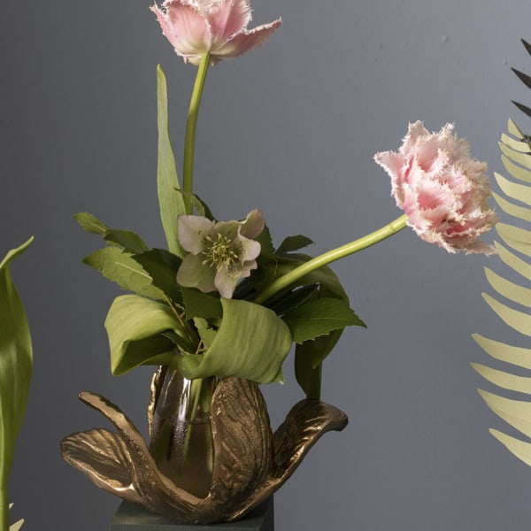Budding Flower Sculpture Vase