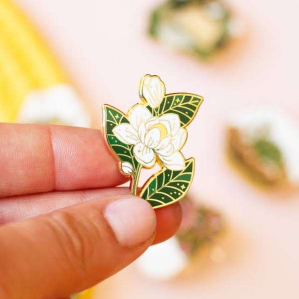 Occasionalish - Southern Magnolia Enamel Pin