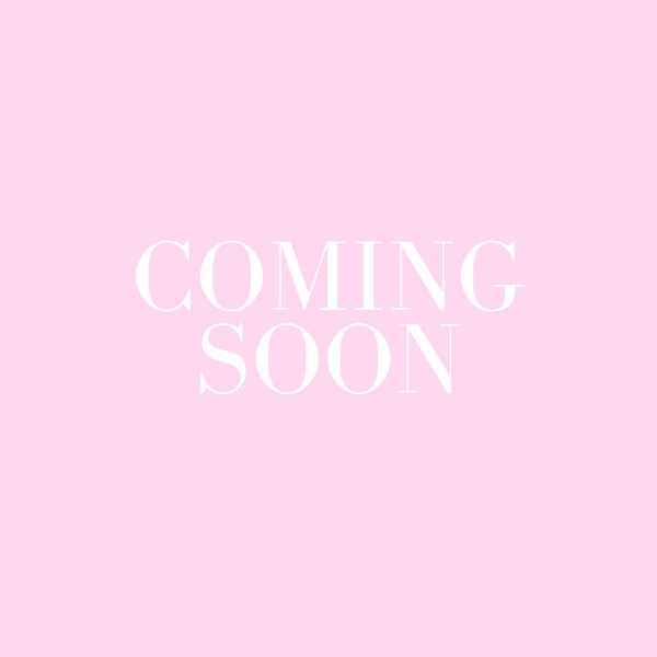Pink placeholder screen with the words "COMING SOON"