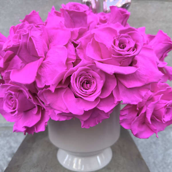 Stunning preserved Hot Pink roses!