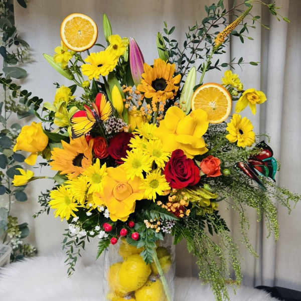 Citrus Sunrise Arrangement