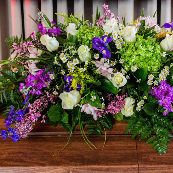 FUNERAL CASKET SPRAY - Sweet Dreams 117