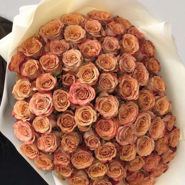 the perfect coffee rose for a proposal