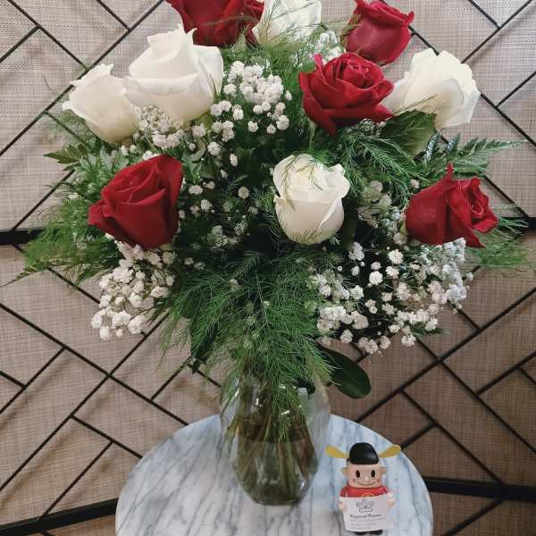 Truly and Deeply in Love Rose Bouquet