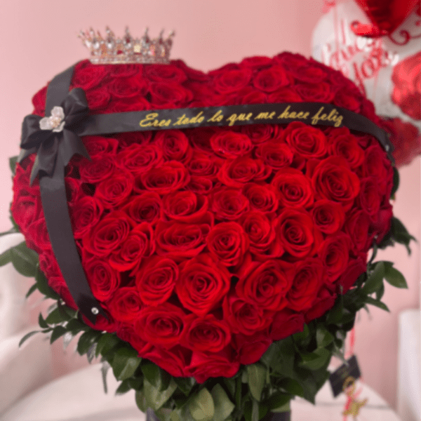 Luxury Scarlet Standing Heart.