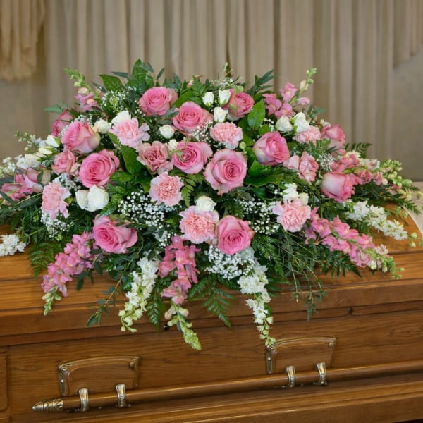 Blush & Bloom Casket Spray