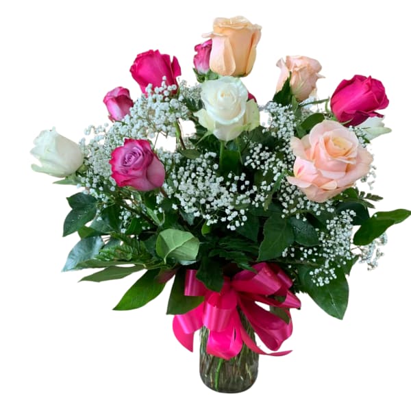Dozen Mixed Roses