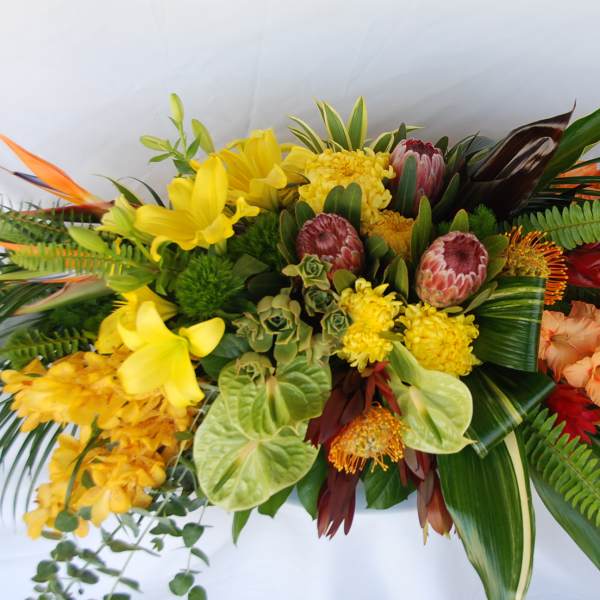 Tropical Casket Spray