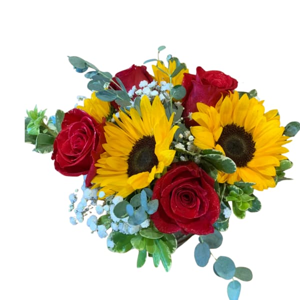 Sunflowers and Roses Forever