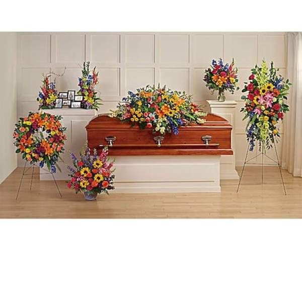Vibrant Tribute Funeral Set