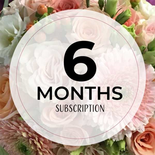 Monthly Flower Delivery - 6 Months