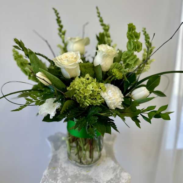 St. Patrick's Day flowers By Westford Florist Art by Veny
