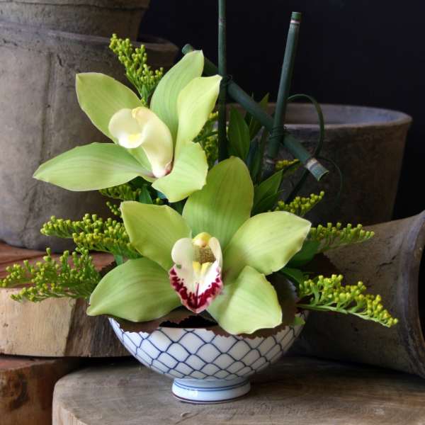 Double Orchid Bowl