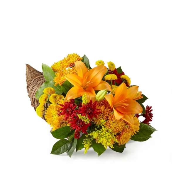 Fresh Floral Cornucopia