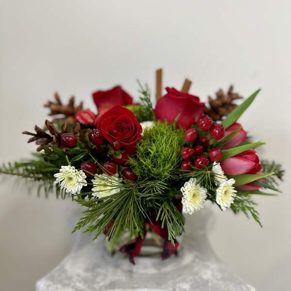 Seasonal Cheer by Westford Florist Art by Veny