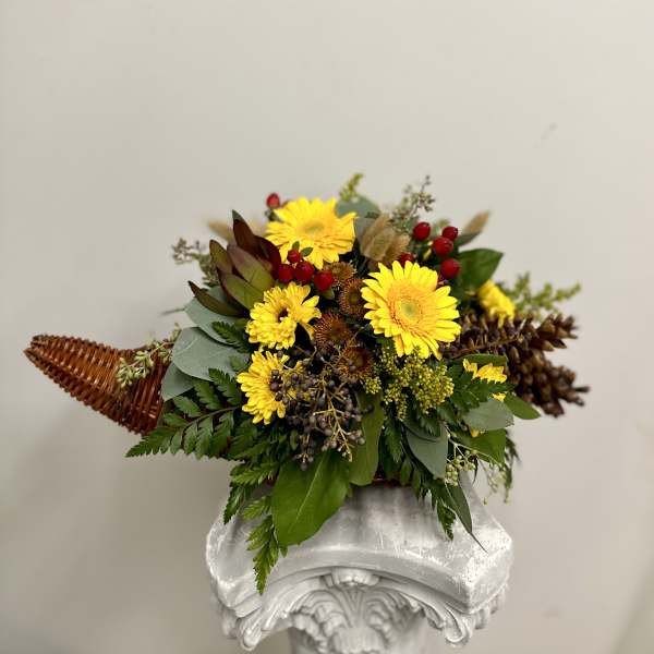 Cornucopia of Color by Westford Florist Art by Veny
