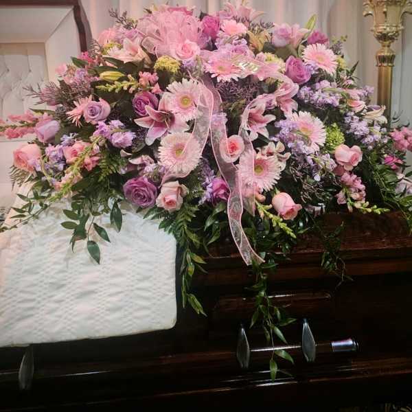 Stargazer Casket Cover