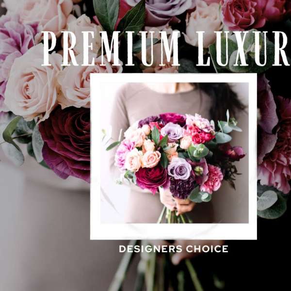 Mixed pink and purple bouquet with roses and carnations