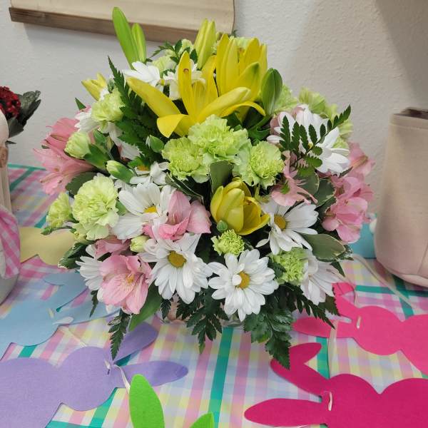 Spring mix in a keepsake