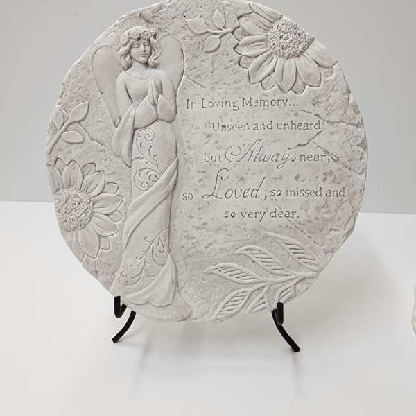 "In loving memory" Plaque