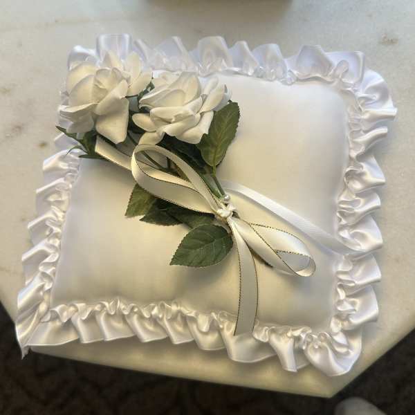 Rose Casket Lid Pillow