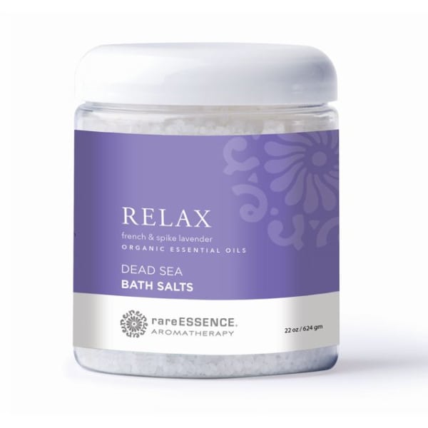 Organic rare ESSENCE aromatherapy bathsalts, Relax.