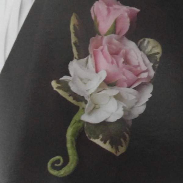 splash of pink corsage
