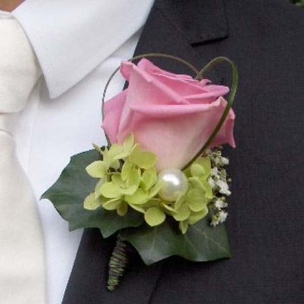Full Sized Rose Boutonniere