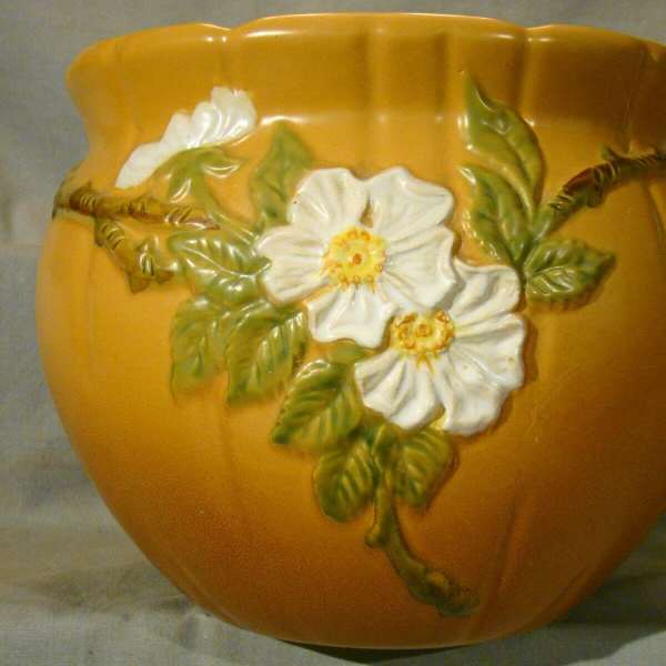 WELLER WILD ROSE 12 " JARDINIERE NEW-G95