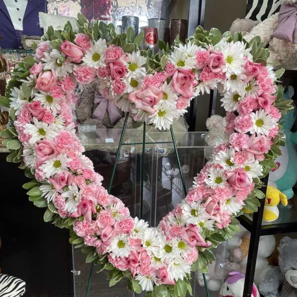 Open Heart Wreath