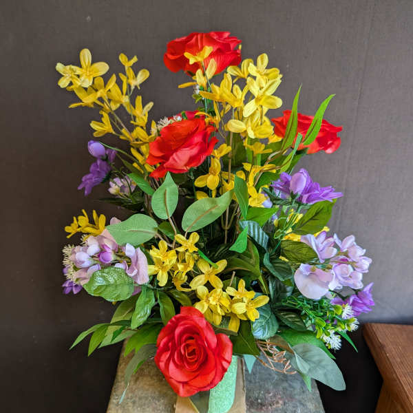 Cemetery Flower Cone - Tennessee Garden
