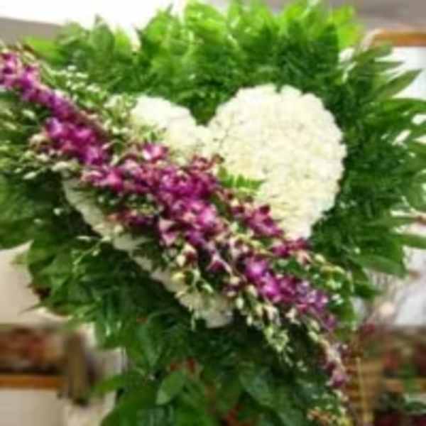 Serene Heart Standing Spray