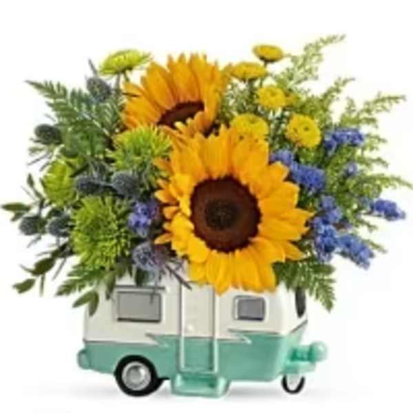 Sunshine & Lavender Modern Arrangement