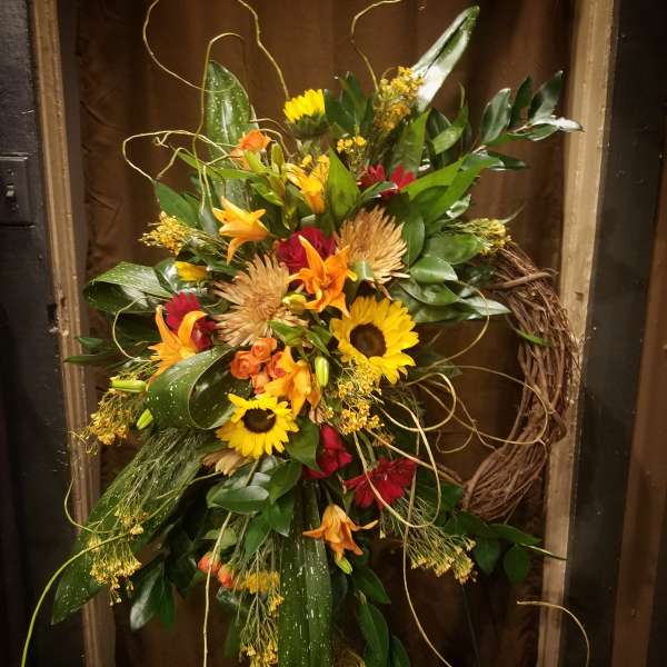 Autumn Tribute wreath