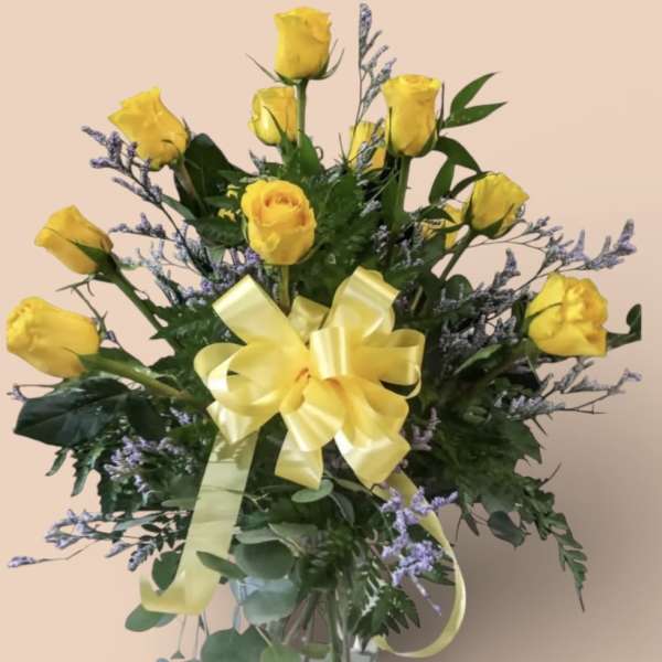 A Dozen of Yellow nothing says friendship like yellow roses