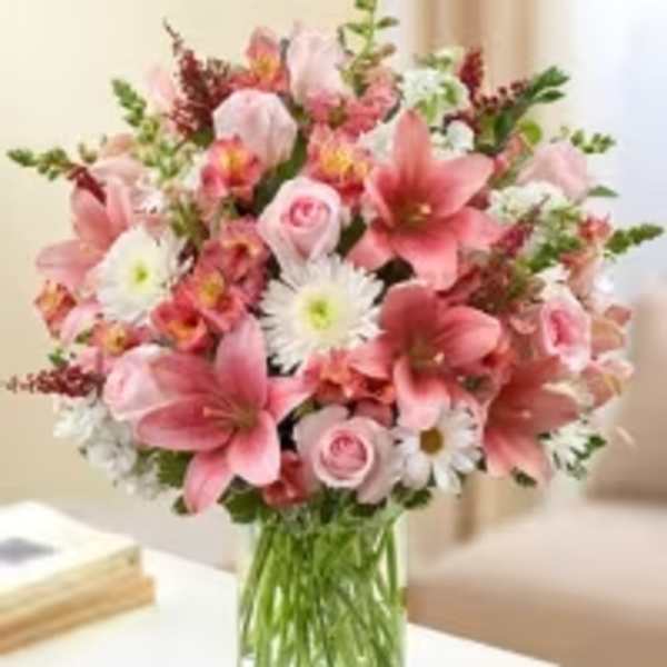 Florist Choice Pink Sympathy Arrangement