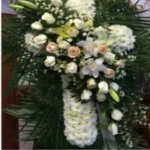 Heavenly Grace Floral Cross