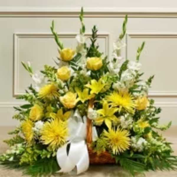 Golden Comfort Sympathy Basket