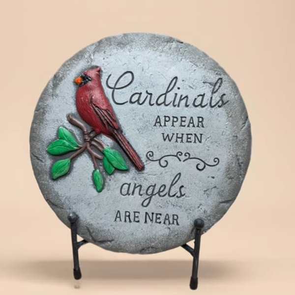 Cardinal Memorial Stone - Round