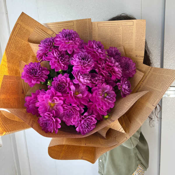Purple Dahlia Bunch (5 stems)
