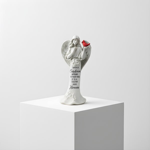 When A Cardinal Appears Memorial Angel