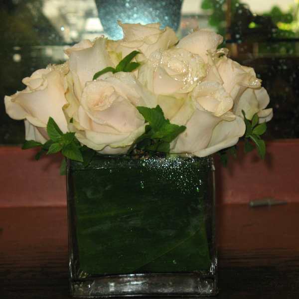 1 Dz.white roses #43