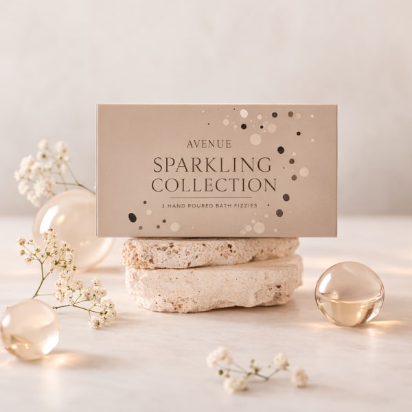 Luxury Sparkling Candle Trio – Elegant Gift Set by Rewined