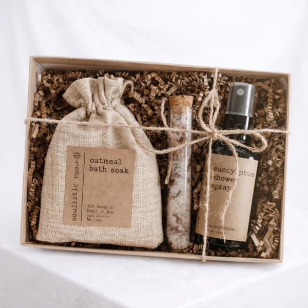 Rose and Eucalyptus Self Care Spa Set