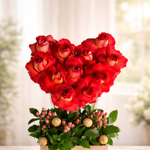 Heart Stand & Chocolates