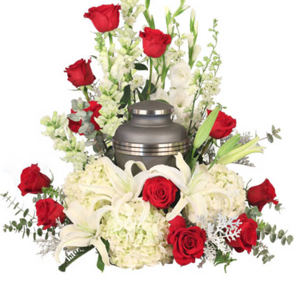 MISSING YOU URN CREMATION FLOWERS
