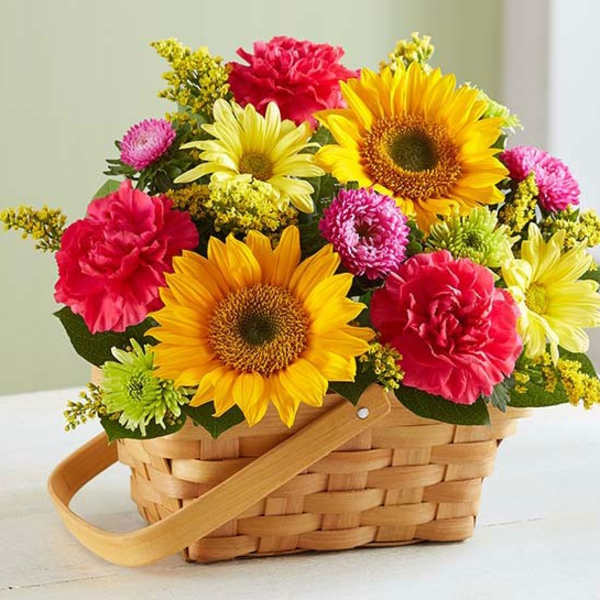 Sunny Garden Basket