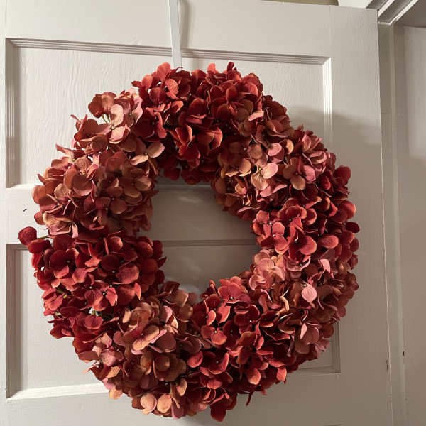 Hydrangea Grapevine Wreath